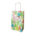 Christmas Decoration Gift Bags With Handle, Lovely Tree Santa Claus Custom Christmas Gift Paper Bag